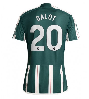 Manchester United Diogo Dalot #20 Replika Udebanetrøje 2023-24 Kortærmet